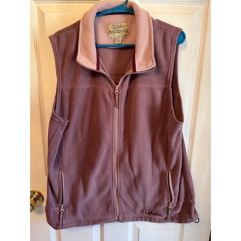 Cabelas Plum Color Vest
